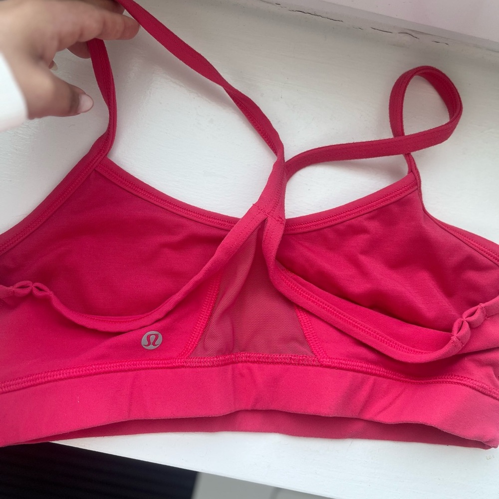lululemon athletica Pink Strappy Low-Impact Sports Bra